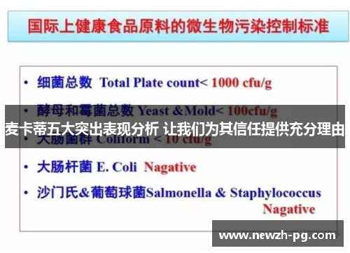 麦卡蒂五大突出表现分析 让我们为其信任提供充分理由