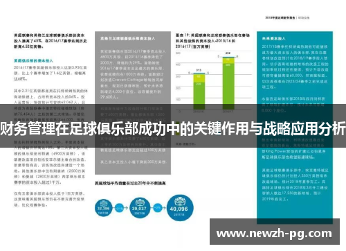 财务管理在足球俱乐部成功中的关键作用与战略应用分析